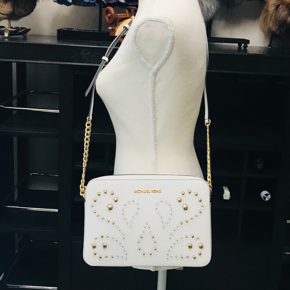 Michael Kors Jet Set Studded Crossbody Wallet Set - Picture 7 of 8